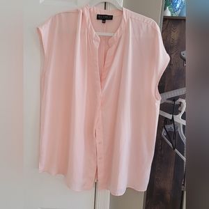 Light pink sleeveless top by Eloquii